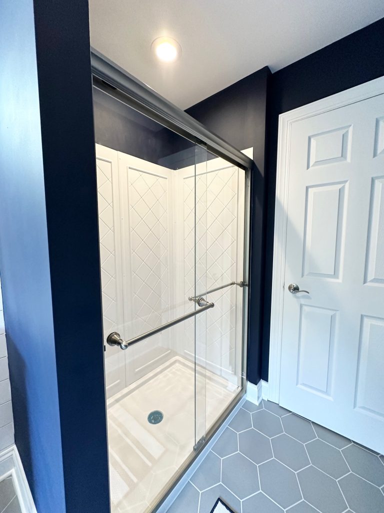 a clean beautiful bath area