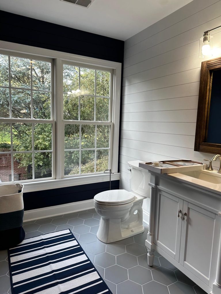 a clean beautifull restroom