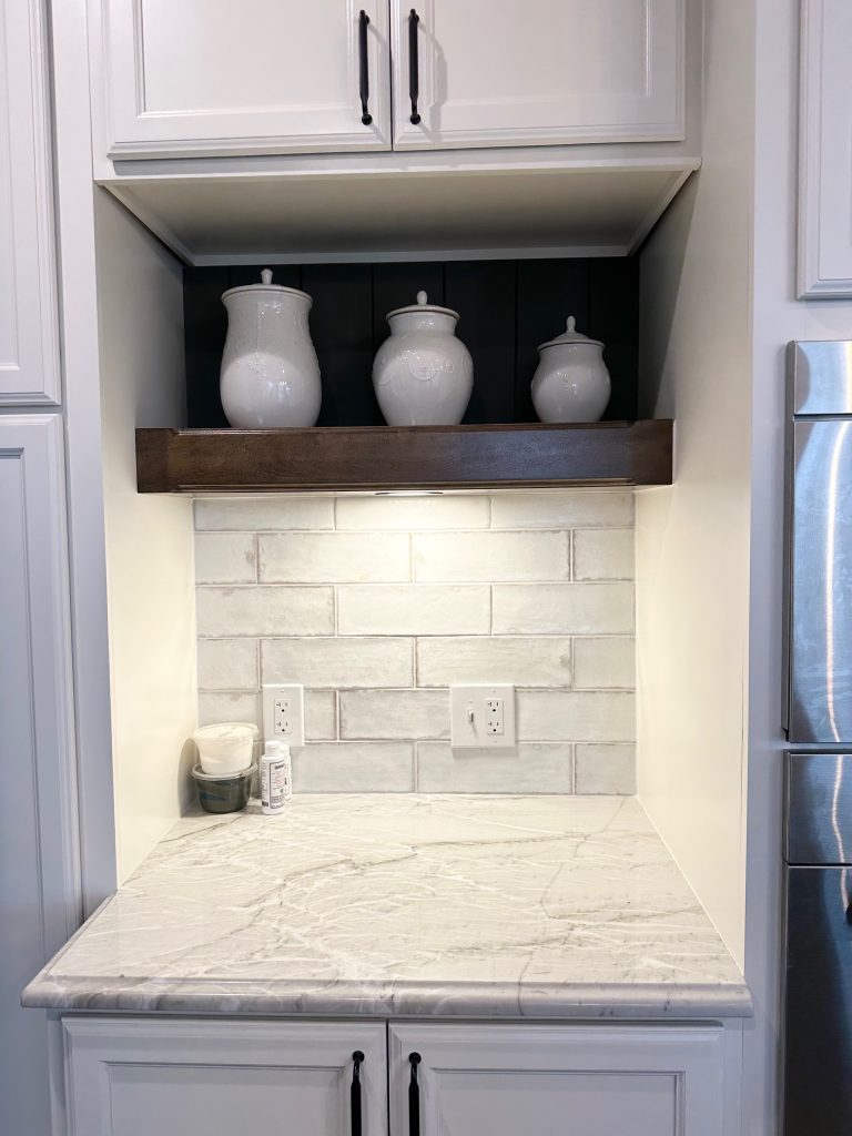 Modern kitchen countertop display