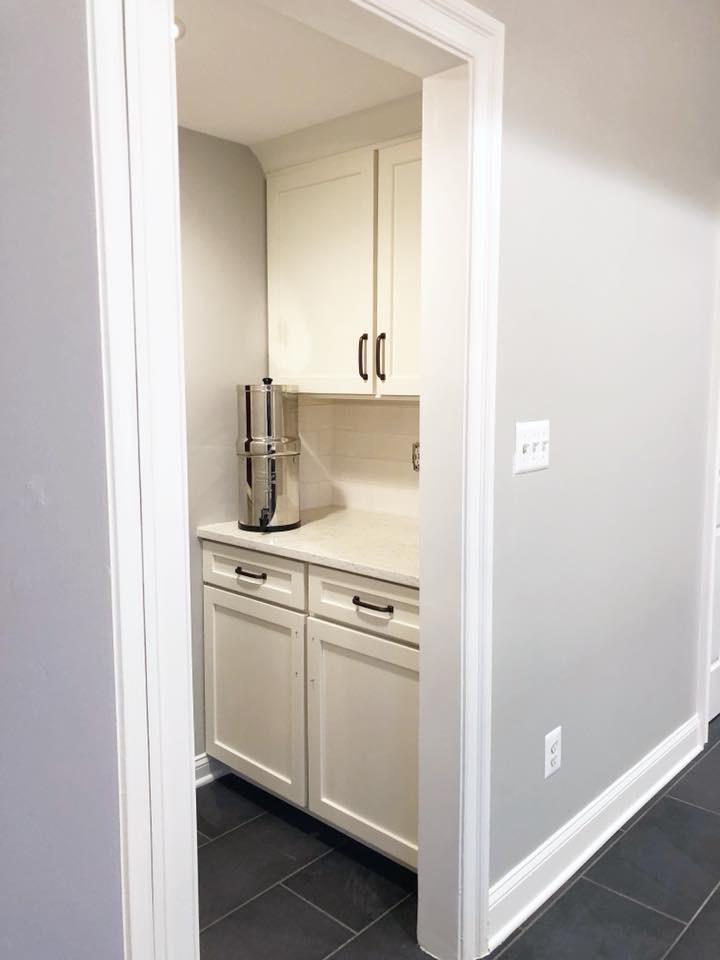 cabinet area for kitchen