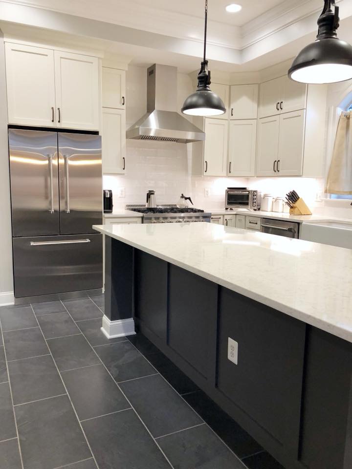 kitchen have beautiful lights and decoration